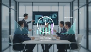 Dashboard com gráficos de Lead Time e Cycle Time, métricas de fluxo para gestão ágil e eficiência em desenvolvimento de software e projetos.