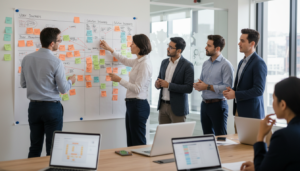 Story Mapping colaborativo, planejamento de produto ágil, jornada do usuário, gestão de projetos, equipe estratégica