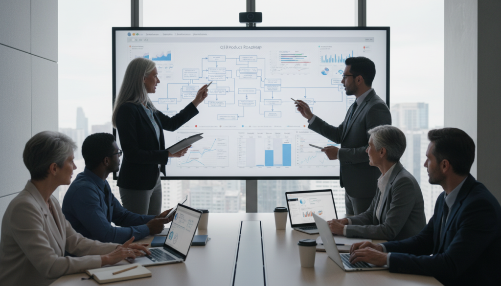 Workshop de ideação para resultados, gestão de produtos, estratégia corporativa, inovação B2B