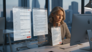 Senior Product Manager analisando políticas de App Store para publicação de aplicativo