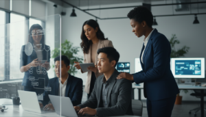 Líderes adaptando estilo de gestão, maturidade de equipe, liderança situacional, gestão de projetos, desenvolvimento de equipe, gestão de talentos, ambiente corporativo, produtividade.