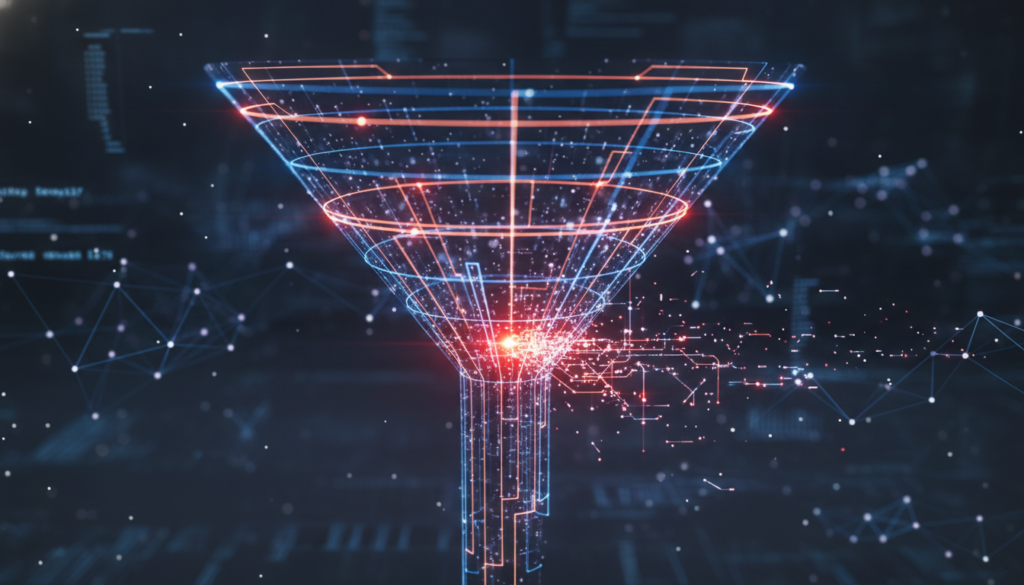 Funil de conversão, pontos de desistência, abandono de usuário, otimização de funil, análise de dados, métricas de conversão